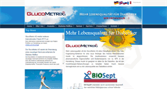 Desktop Screenshot of glucometrix.de